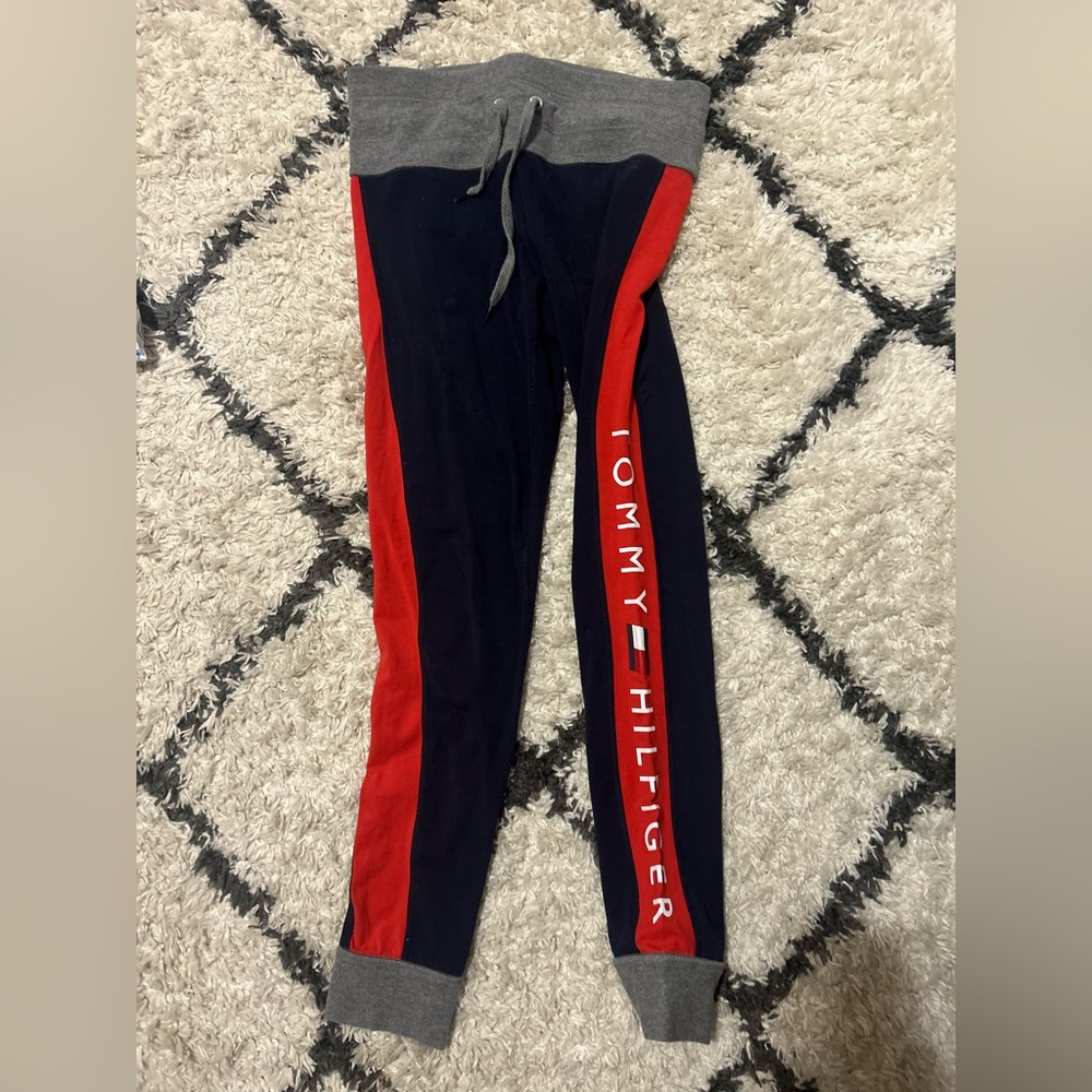 Tommy Hilfiger Kids' Gray and Red Joggers
